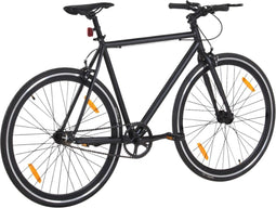 vidaXL - Fiets - met - vaste - versnelling - 700 - c - 51 - cm - zwart
