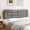 vidaXL - Hoofdbordkussen - 180 - cm - stof - taupe