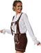 dressforfun Alpsee - Lederhose - Klassieke klederdrachtvorm met hartvormige zak - Bruin