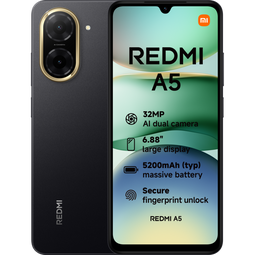 Xiaomi Redmi A5 4G - Zwart - 64 GB - Dubbele fysieke simkaart