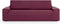 Bankbedekking Eysa ULISES Bordeaux 70 x 110 x 170 cm