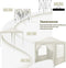 WOLTU Gazebo pop up partytent - 2 x 2 m - beige - UV bescherming 50+ waterafstotend