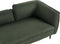 CHEVANNES - Chaise longue - Donkergroen - Boucle