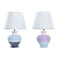 Bureaulamp DKD Home Decor 25W Tweekleurig 220 V (2 Stuks) (25 x 25 x 38 cm)