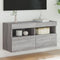 vidaXL - Tv-wandmeubel - met - LED-verlichting - 80x30x40 - cm - grijs - sonoma