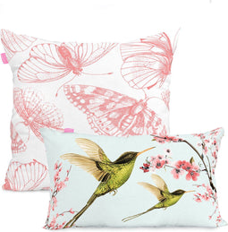 Set van kussenhoesjes HappyFriday Chinoiserie Multicolour 2 Onderdelen
