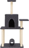 vidaXL - Kattenmeubel - met - sisal - krabpalen - 122 - cm - crèmekleurig