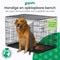 Gopets Hondenbench Opvouwbaar S - Bench - Incl. Hondenkussen - 2 Deuren - 61 x 43 x 48 cm