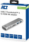 ACT AC7025 - USB-C Thunderbolt 3 naar HDMI 4K adapter - 100W PD Pass-Through - Grijs