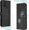 iMoshion Hoesje Geschikt voor Samsung Galaxy A21s Hoesje Met Pasjeshouder - iMoshion Design Softcase Bookcase - Wit / Zwart / Dandelion