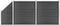 vidaXL - Schutting - 699x186 - cm - HKC - bruin