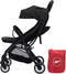 Cabino Buggy Compact V2 - Plooibuggy tot 22 kg - Lichtgewicht & Compact - Zwart