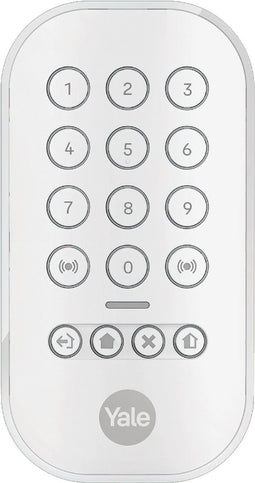 Yale Keypad - Met Paniekknop - Verlicht Toetsenbord - Wit