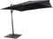 SenS-Line Honolulu zweefparasol 250x250cm - Vierkant - Antraciet