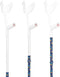 MyCover Bloemen - 1 stuk - Trendy hoes voor krukken en wandelstokken, past op elke kruk of wandelstok, elastische stof, wasbaar 40°C, verschillende patronen - Excl. Kruk