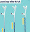 MyCover Bloemen - 1 stuk - Trendy hoes voor krukken en wandelstokken, past op elke kruk of wandelstok, elastische stof, wasbaar 40°C, verschillende patronen - Excl. Kruk