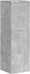 vidaXL - Plantenstandaards - 2 - st - 25x25x80 - cm - bewerkt - hout - betongrijs