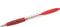 Balpen Bic Atlantis classic grip clic medium rood
