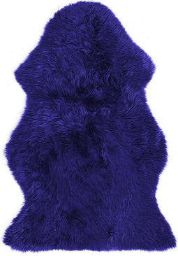 ULURU - Schapenvel - Blauw - 65 x 110 cm - Schapenvacht