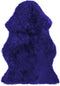 ULURU - Schapenvel - Blauw - 65 x 110 cm - Schapenvacht