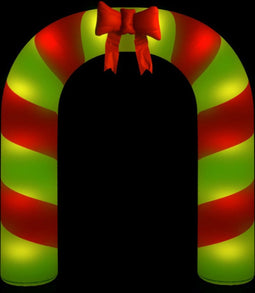 vidaXL - Kerstboog - opblaasbaar - met - LED's - 270 - cm