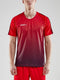 Craft Pro Control Stripe Shirt - Korte Mouw - Ergonomisch ontwerp en mesh-panelen - Rood / Marine