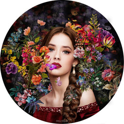 Melli Mello My Floral Sunshine Wall Circle Red