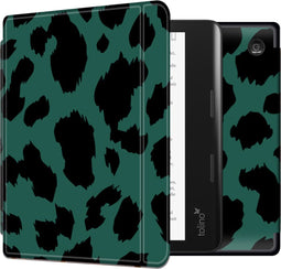 imoshion E-reader Hoesje - Geschikt voor Tolino Epos 3 - Design Slim Hard Case Sleepcover Bookcase met stand - Green Panther