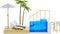 Rainbow High Color Change Pacific Coast Zwembad & Beach Club Speelset - Poppenstrandset