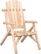vidaXL - Tuinstoel - 68x86x103 - cm - massief - vurenhout