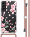 iMoshion Hoesje Geschikt voor Samsung Galaxy S22 Plus Hoesje Met Koord - iMoshion Design Hoesje met Koord - Roze / Blossom Watercolor