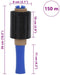 vidaXL - Stretchfolies - 50 - stuks - zwart - 23 - µm - 10 - cm - x - 150 - m