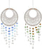 Ophangdecoratie Home ESPRIT Blauw Wit Bruin Boho Macramé (2 Stuks) (12 Stuks)
