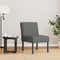 vidaXL - Fauteuil - stof - donkergrijs