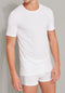 Schiesser 95/5 Organic - Heren Shirt - 1/2 Mouwen - Ronde Hals - Wit (2 stuks)