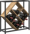 vidaXL - Wijnrek - Artisan - Eiken - 51x18x52,5 - cm - Houten - Afwerking