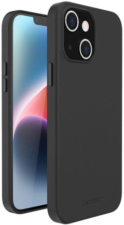 Accezz Leather Backcover - MagSafe - iPhone 14 Plus - Zwart