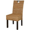 vidaXL - Eetkamerstoelen - Kubu - 2 - stuks - rattan - mangohout
