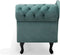 NIMES - Chaise longue - Mintgroen - Rechterzijde - Fluweel
