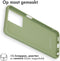 iMoshion Hoesje Geschikt voor Oppo A57s / A57 Hoesje Siliconen - iMoshion Color Backcover - groen