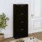 vidaXL - Schoenenkast - 63x24x147 - cm - bewerkt - hout - hoogglans - wit