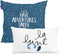 Kussenhoes HappyFriday Blanc Constellation Multicolour 2 Onderdelen