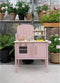 Jabadabado Houten speelkeuken - Roze - Speelkeuken voor kinderen - 55x32x72cm