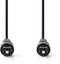 Nedis CAGP25000BK20 - Digitale audiokabel - Toslink S/PDIF - 200 cm - Zwart