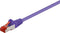 Nedis CAT6-kabel - RJ45 Male - RJ45 Male - S/FTP - 0.25 m - Rond - LSZH - Violet - Envelop