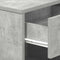 vidaXL - Nachtkastjes - 2 - st - met - lade - 39x28x41 - cm - betongrijs
