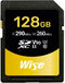 Wise SD-N128 - SDXC Geheugenkaart 128GB - UHS-II V90 290MB/s Lezen 260MB/s