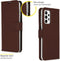 Accezz Hoesje Geschikt voor Samsung Galaxy A23 (5G) Hoesje Met Pasjeshouder - Accezz Wallet Softcase Bookcase - Bruin
