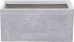 MYRA - Plantenbak - Wit - 50 cm - Klei-vezelmengsel