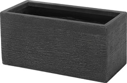 MYRA - Plantenbak - Zwart - 50 cm - Klei-vezelmengsel